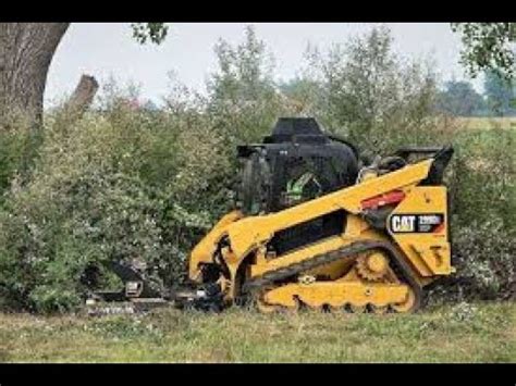 skid steer destroys bush|skid steer bucket brush.